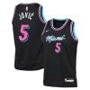 Dres Miami Heat Nikola Jovic Nike 2025-26 City Edition Crno Swingman
